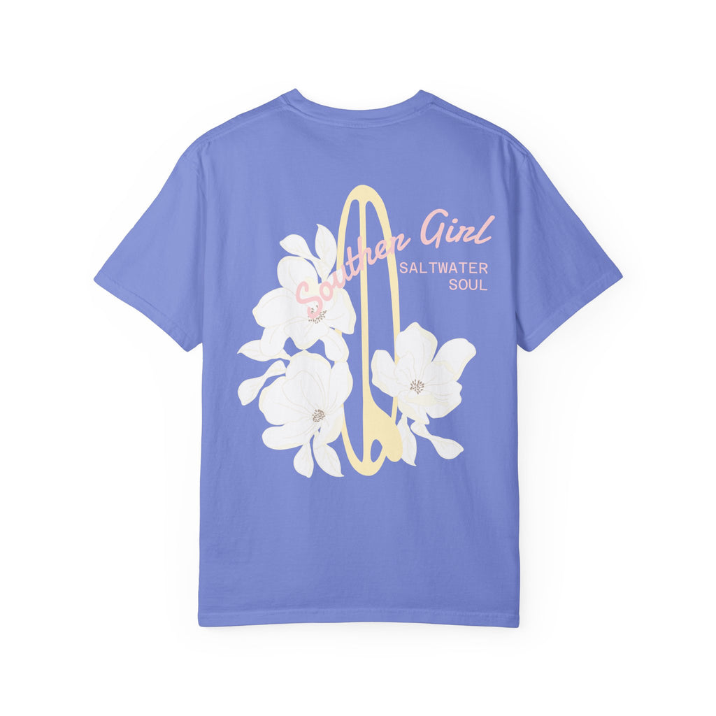 Southern and Saltwater— Southern Coastal Surfboard Graphic Tee