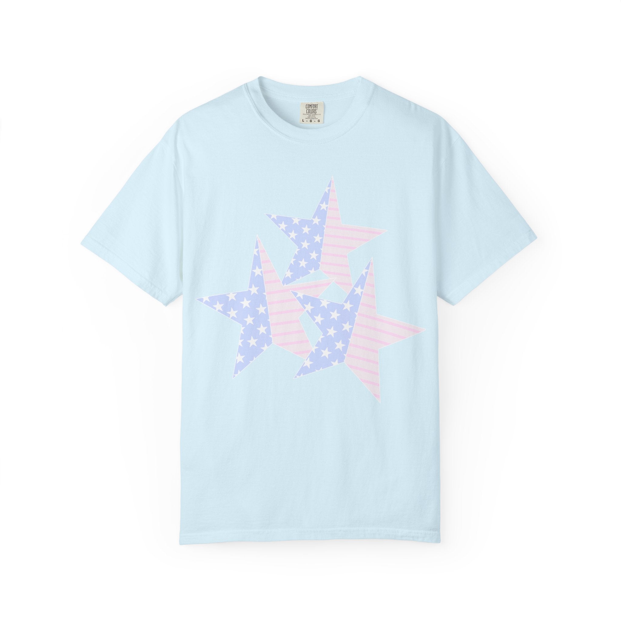 American Flag Star Graphic T-Shirt