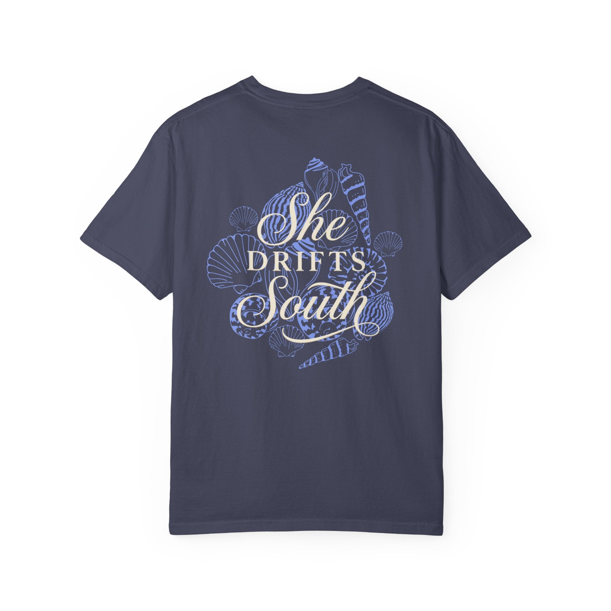 "She Drifts South" Pastel Nautical Tee - T-shirt