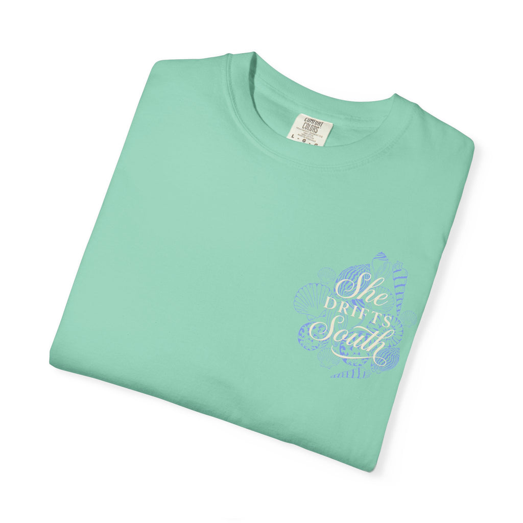 "She Drifts South" Pastel Nautical Tee - T-shirt