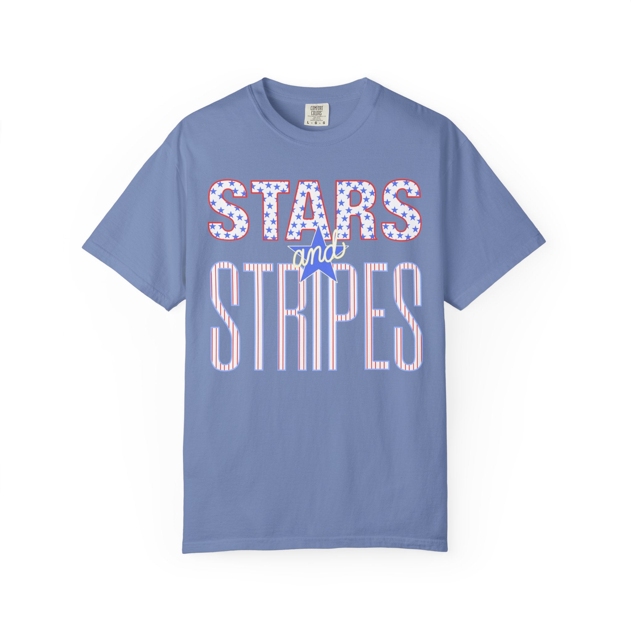 Stars and Stripes T-Shirt — Patriotic 4th of July Tee