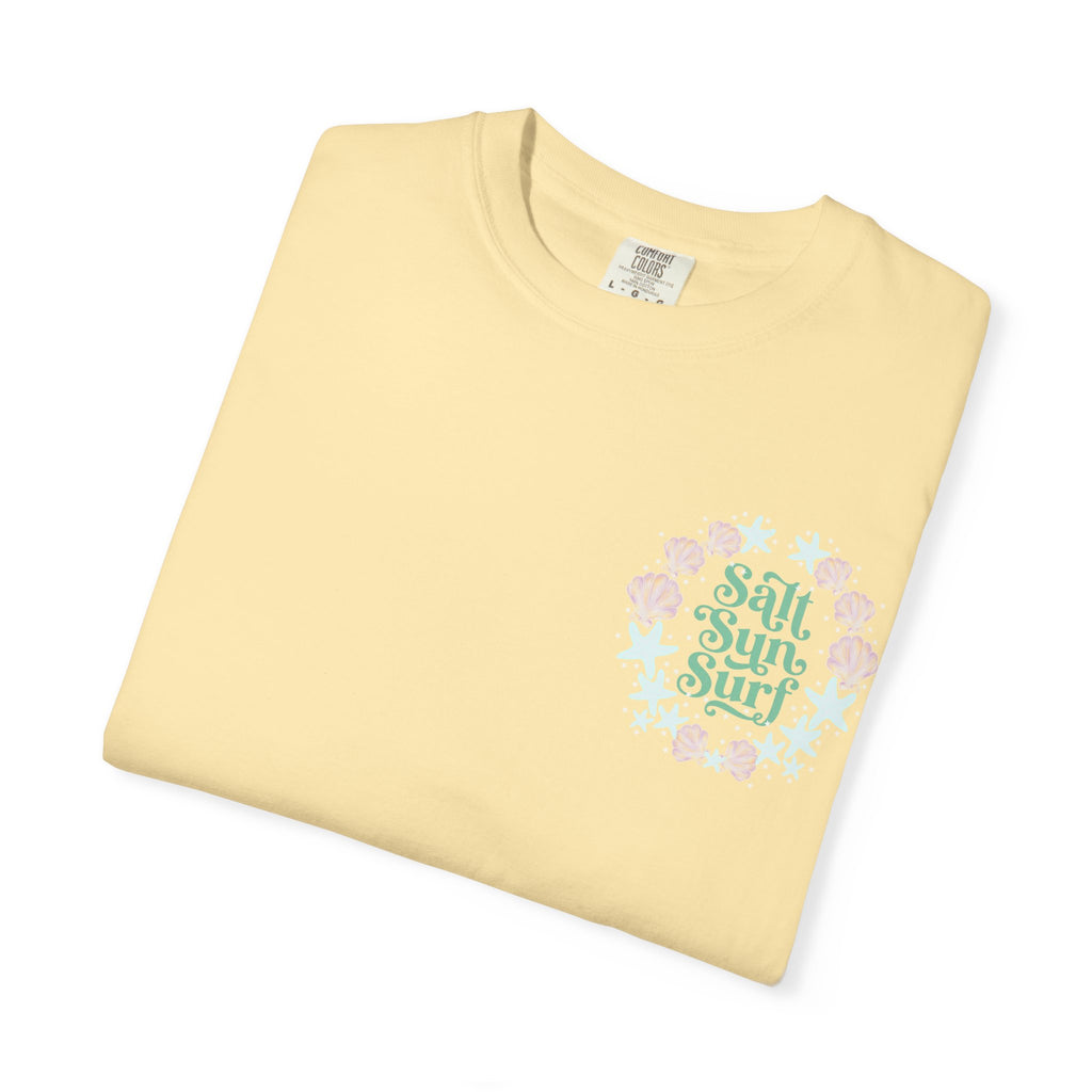 Surf Vibes T-Shirt — "Salt Sun Surf" Retro Beach Graphic Tee
