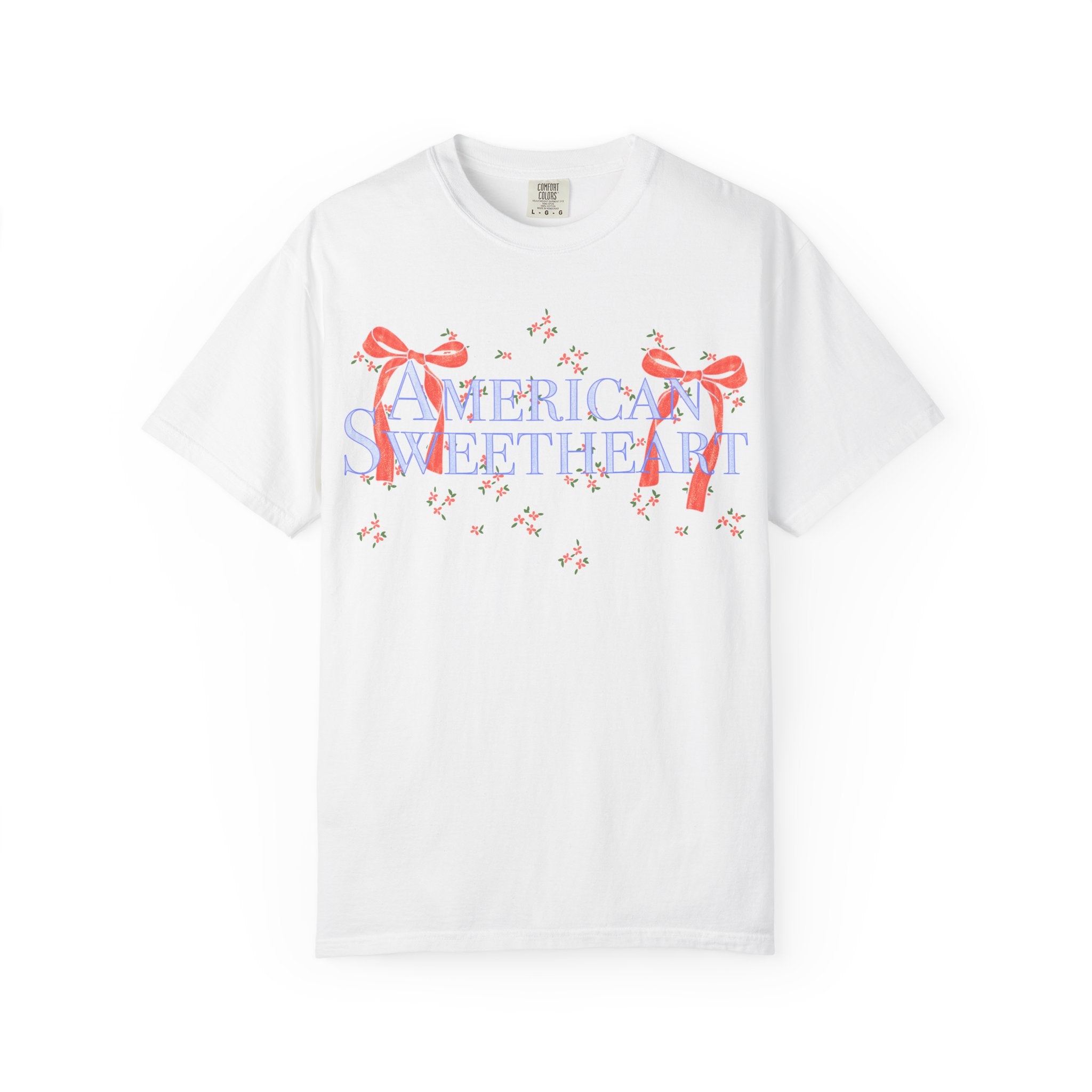 American Sweetheart T-Shirt – Patriotic Ribbon Graphic Tee