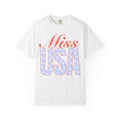 Miss USA Graphic T‑Shirt — Patriotic Stars & Stripes Tee for 4th of July