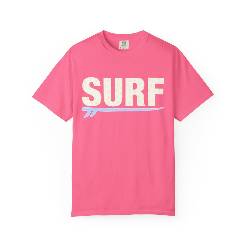 Surf T-Shirt — Retro Pastel 'SURF' Graphic Tee