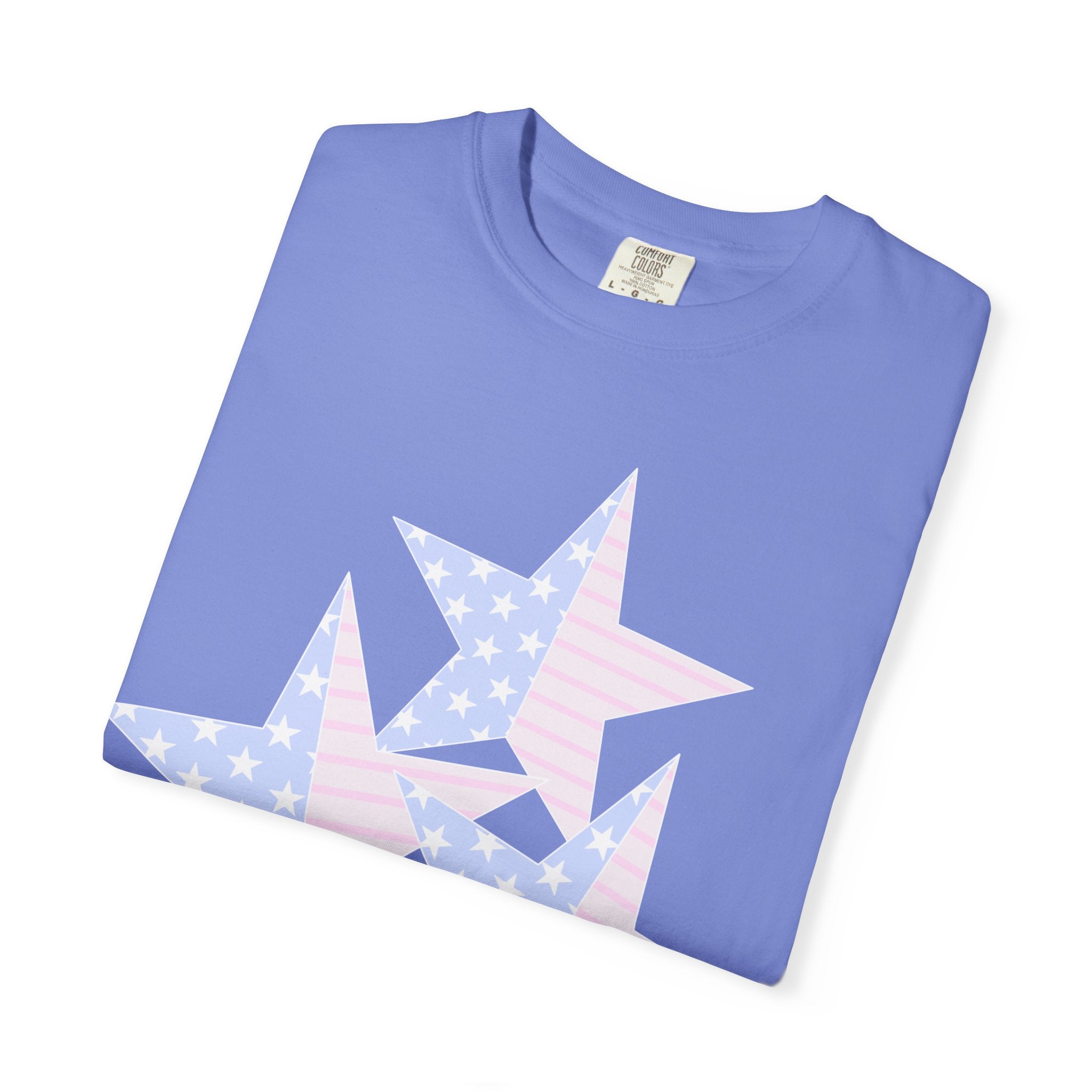 American Flag Star Graphic T-Shirt
