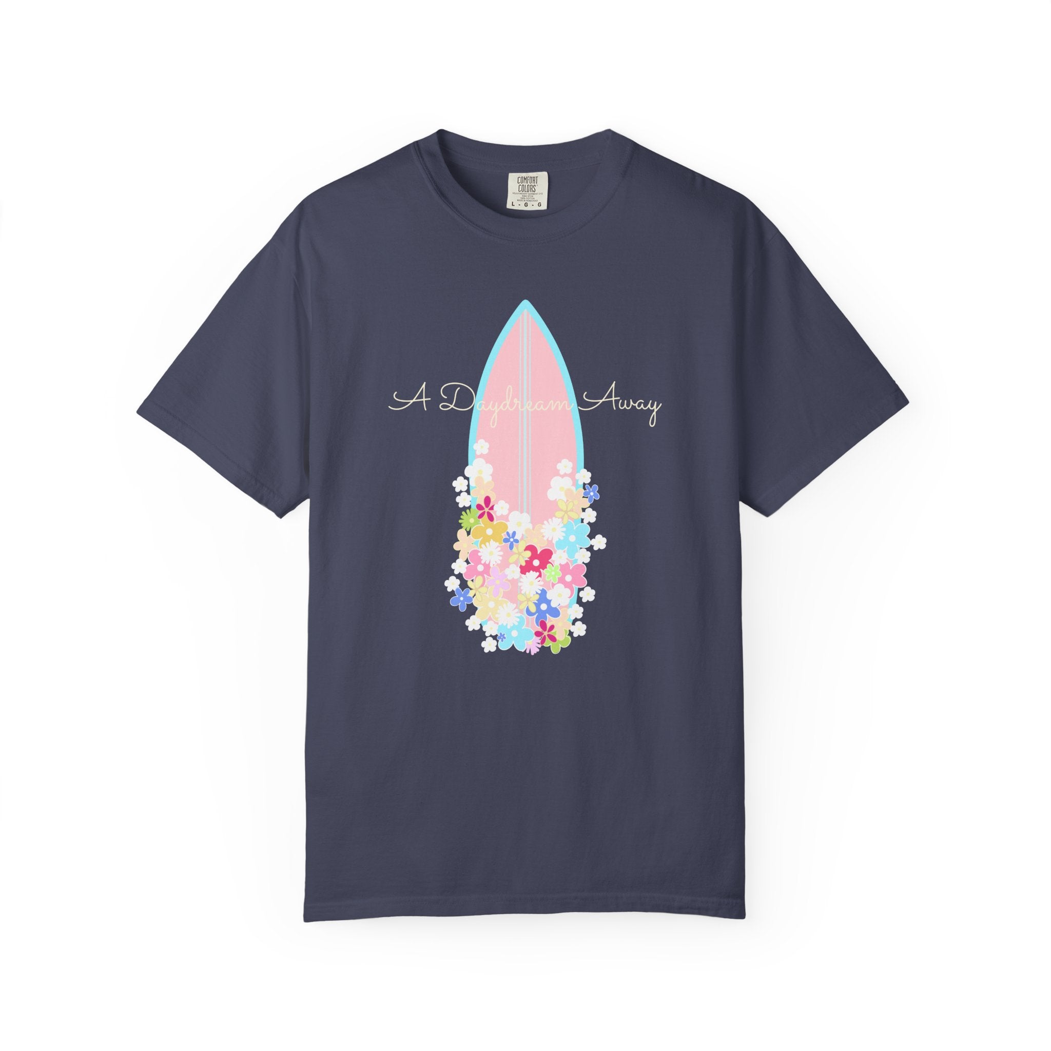 Surfboard Floral T-Shirt — Aloha Beach Vibes