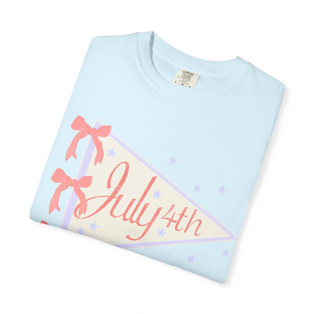 July 4th Pennant T‑Shirt — Retro Patriotic Graphic Tee