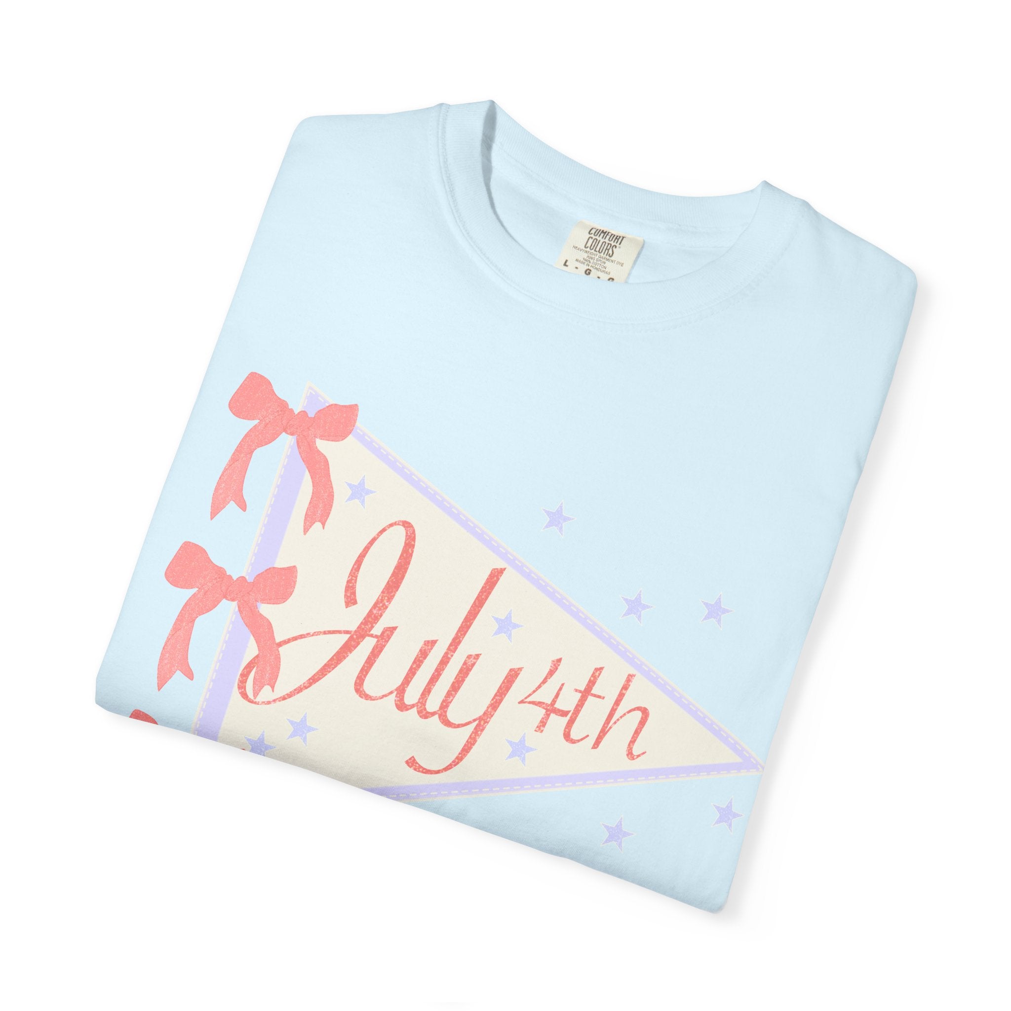July 4th Pennant T‑Shirt — Retro Patriotic Graphic Tee
