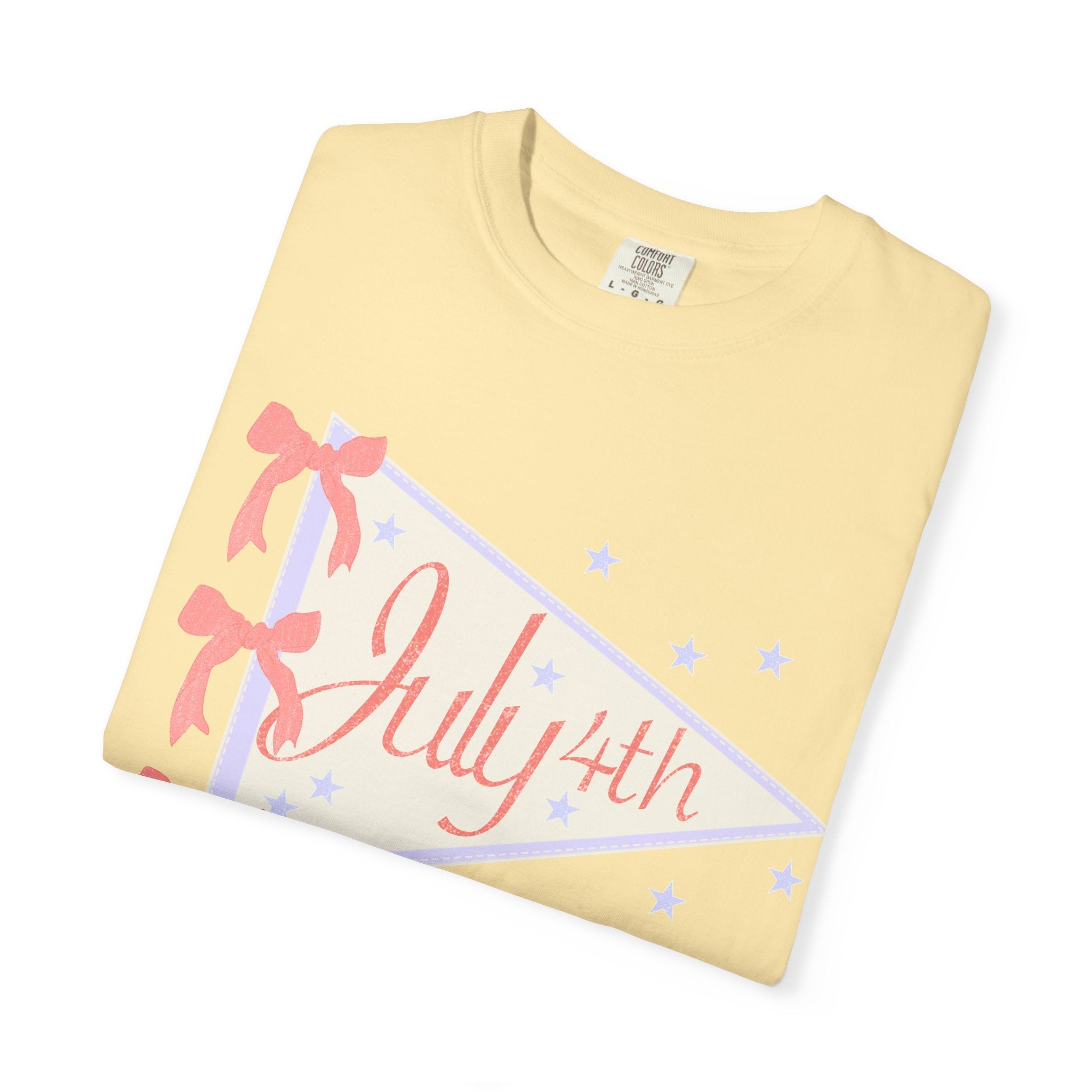 July 4th Pennant T‑Shirt — Retro Patriotic Graphic Tee