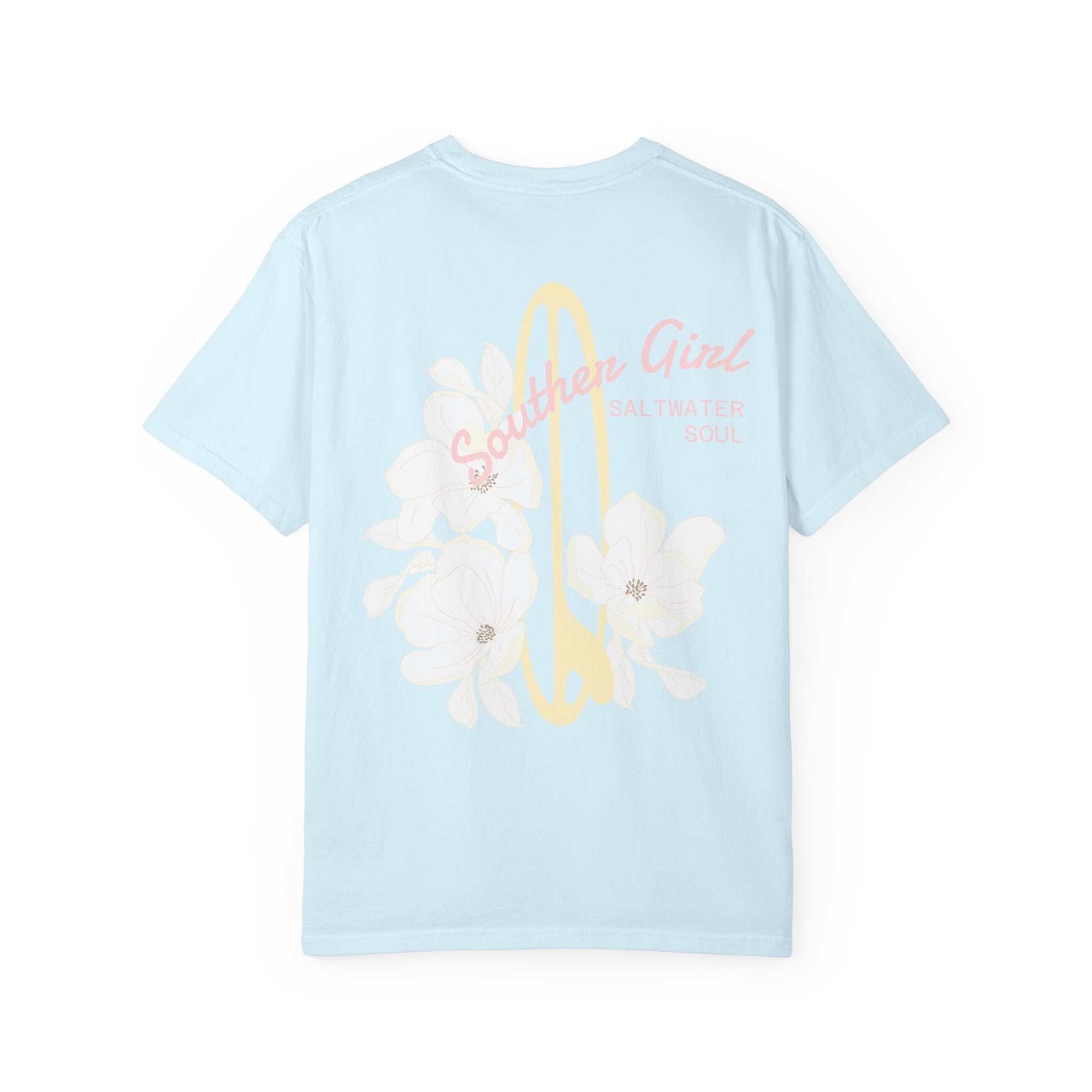 Southern and Saltwater— Southern Coastal Surfboard Graphic Tee