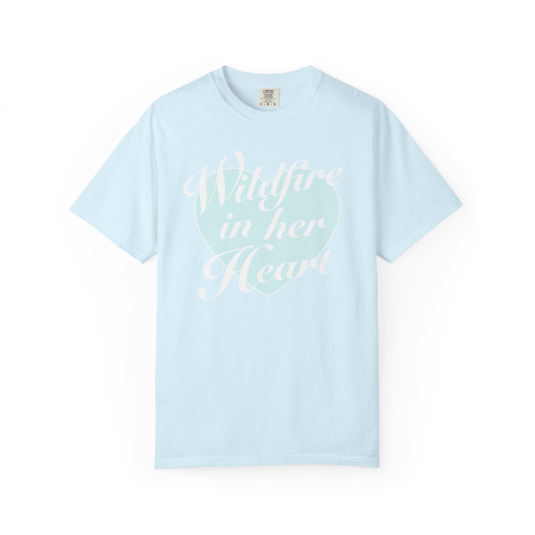 "Wildfire in Her Heart" Heart Graphic Tee