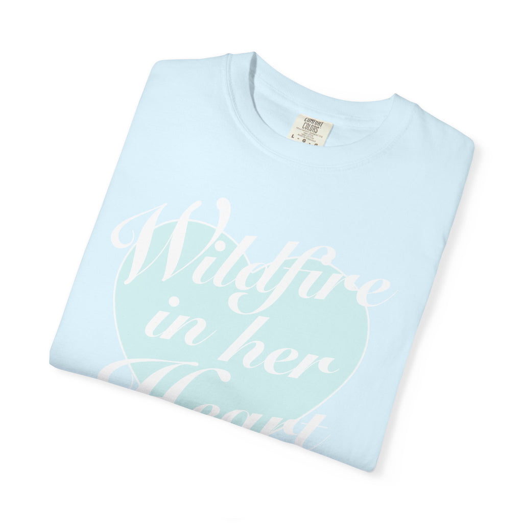 "Wildfire in Her Heart" Heart Graphic Tee