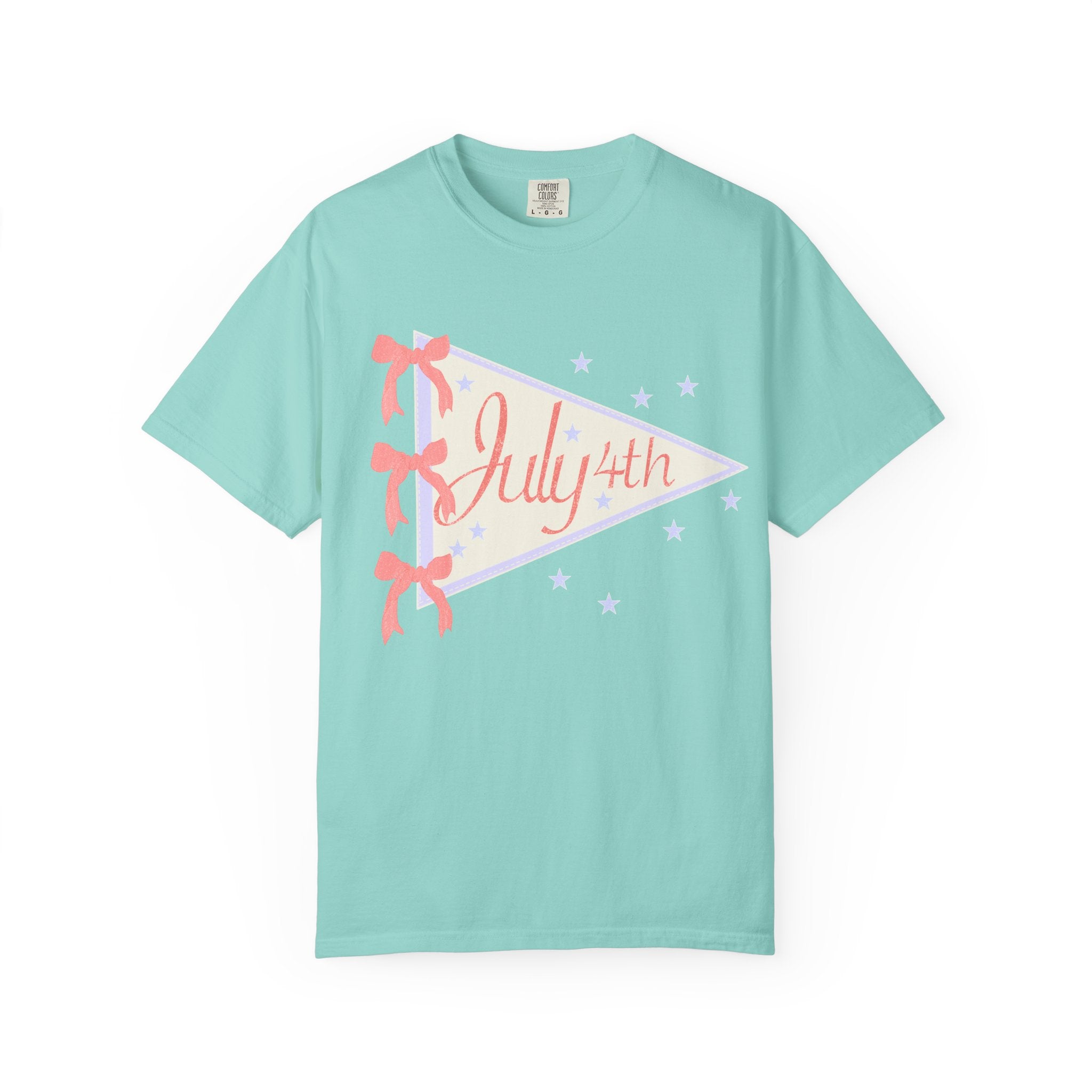 July 4th Pennant T‑Shirt — Retro Patriotic Graphic Tee