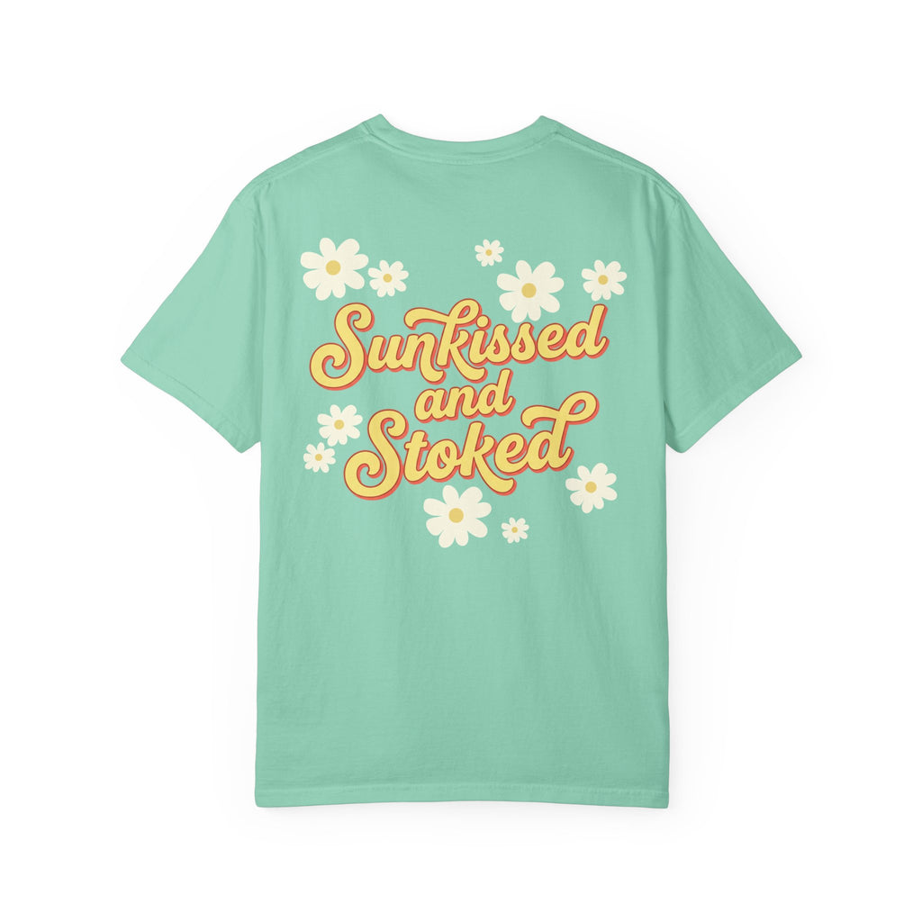 Sunkissed and Stoked T-Shirt — Retro Beach Vibes Summer Tee