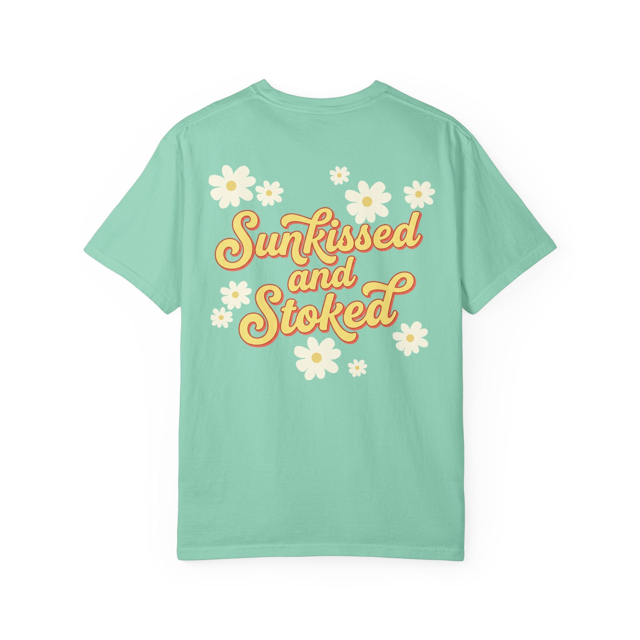 Sunkissed and Stoked T-Shirt — Retro Beach Vibes Summer Tee