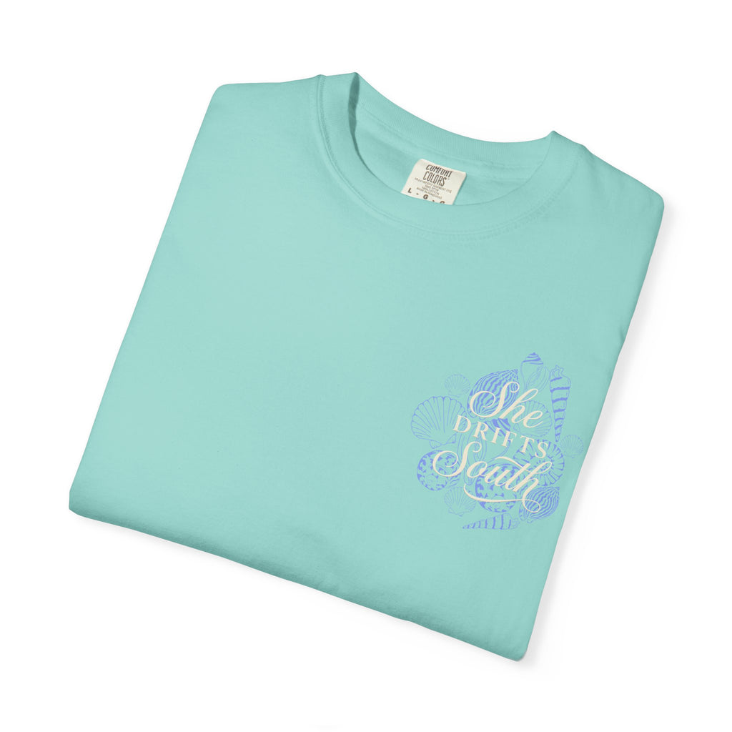 "She Drifts South" Pastel Nautical Tee - T-shirt