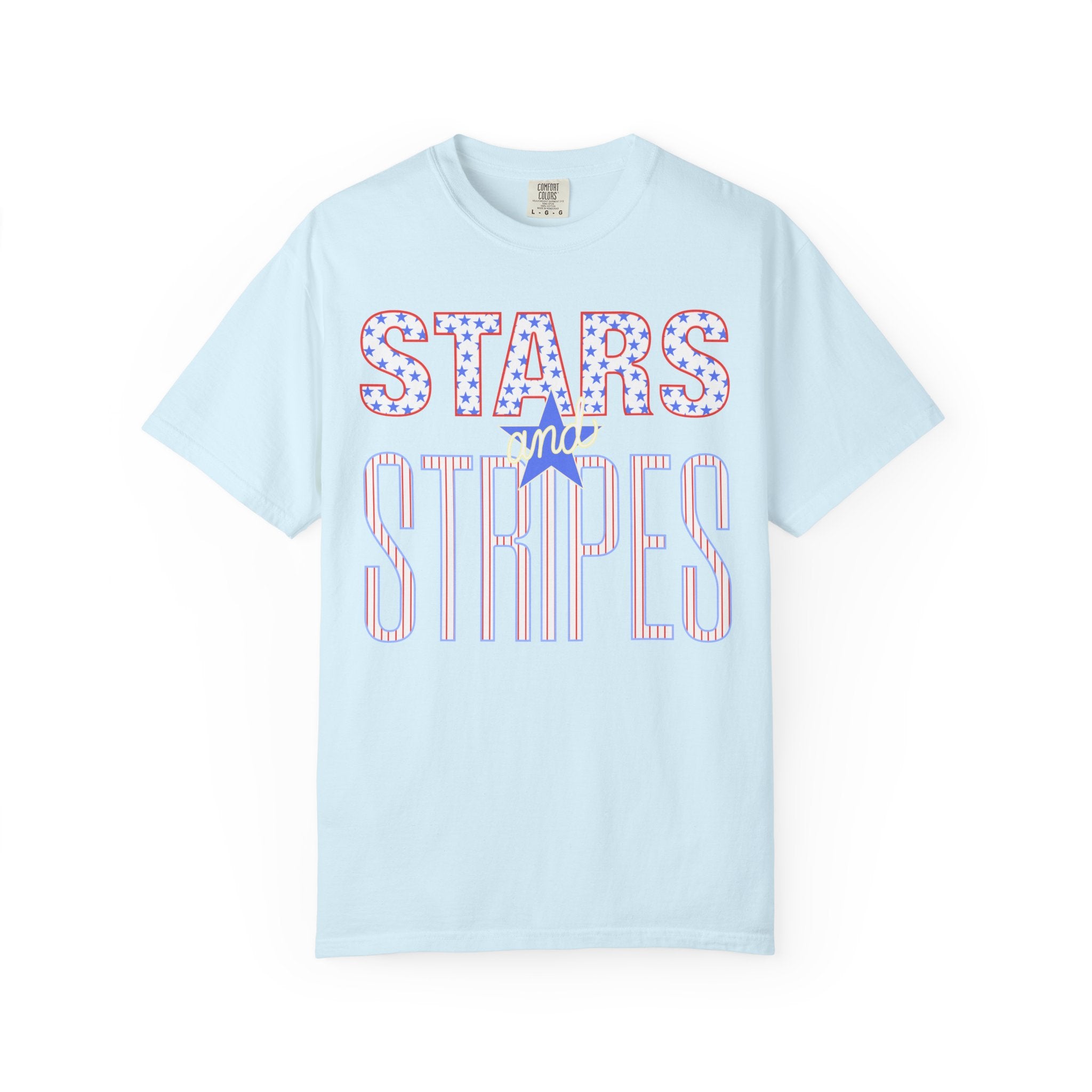 Stars and Stripes T-Shirt — Patriotic 4th of July Tee