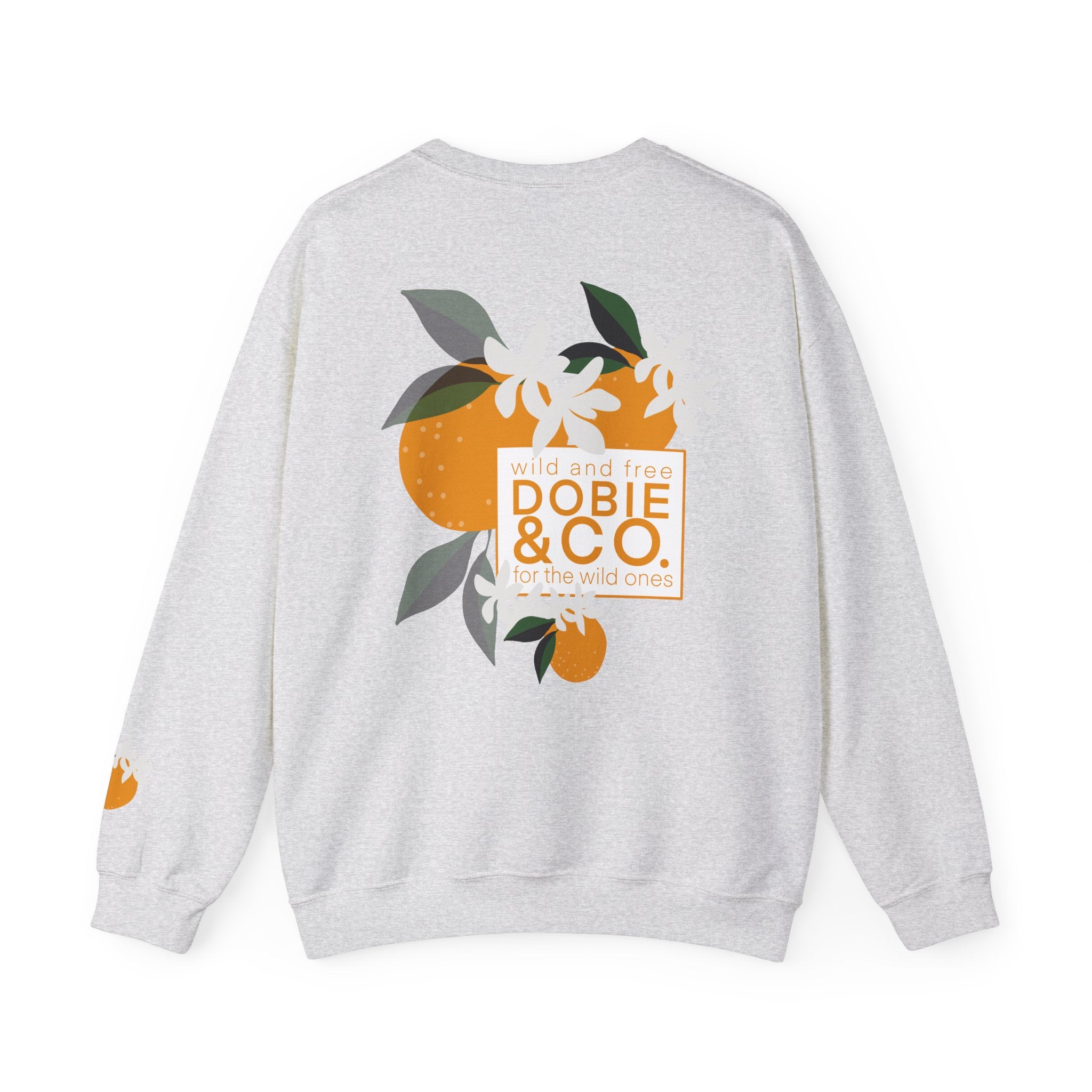 Dobie & Co. Orange Blossom Crewneck Sweatshirt