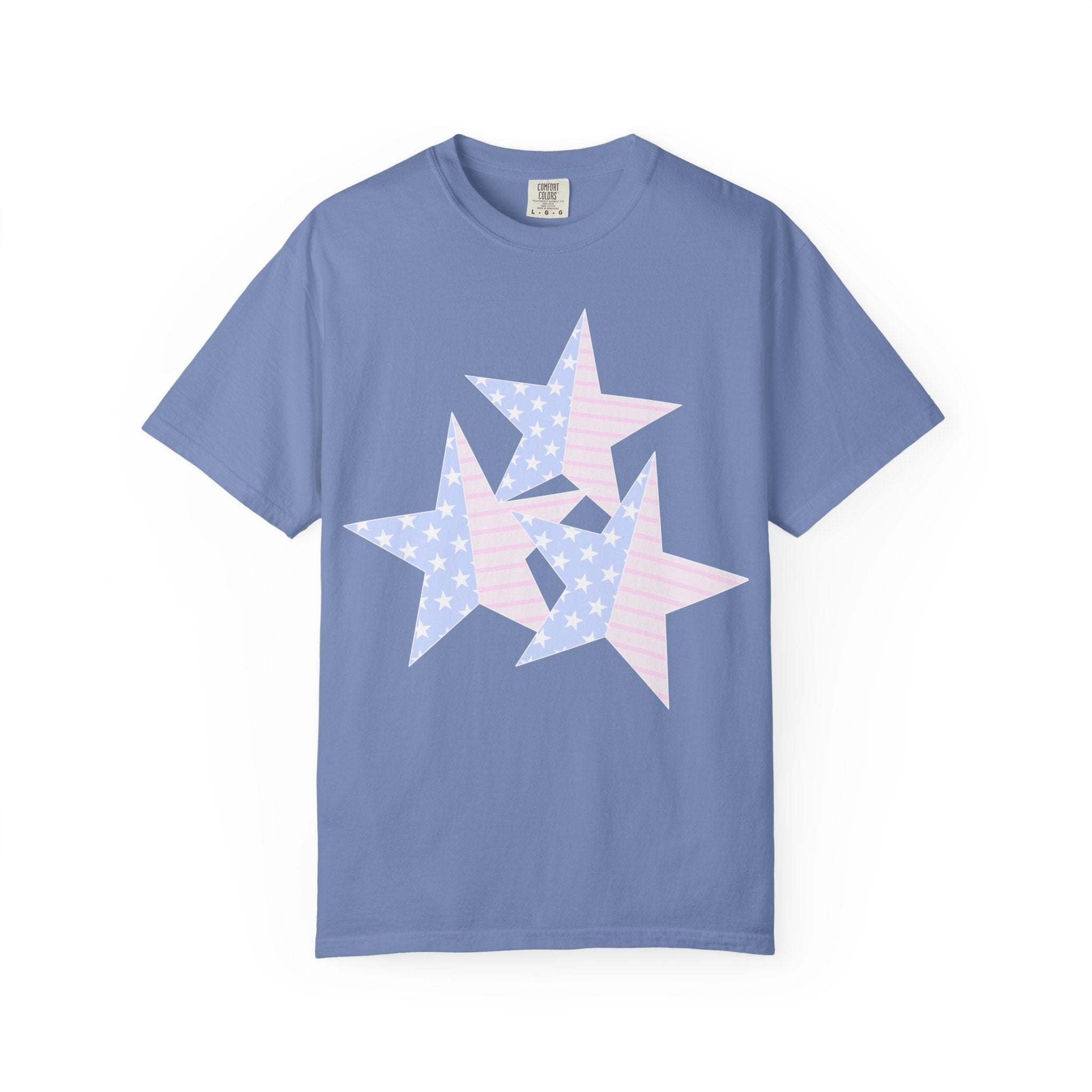 American Flag Star Graphic T-Shirt