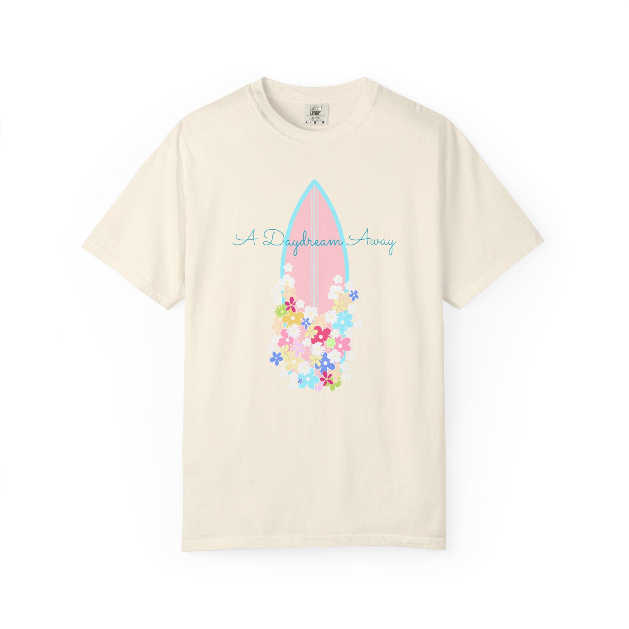 Surfboard Floral T-Shirt — Aloha Beach Vibes