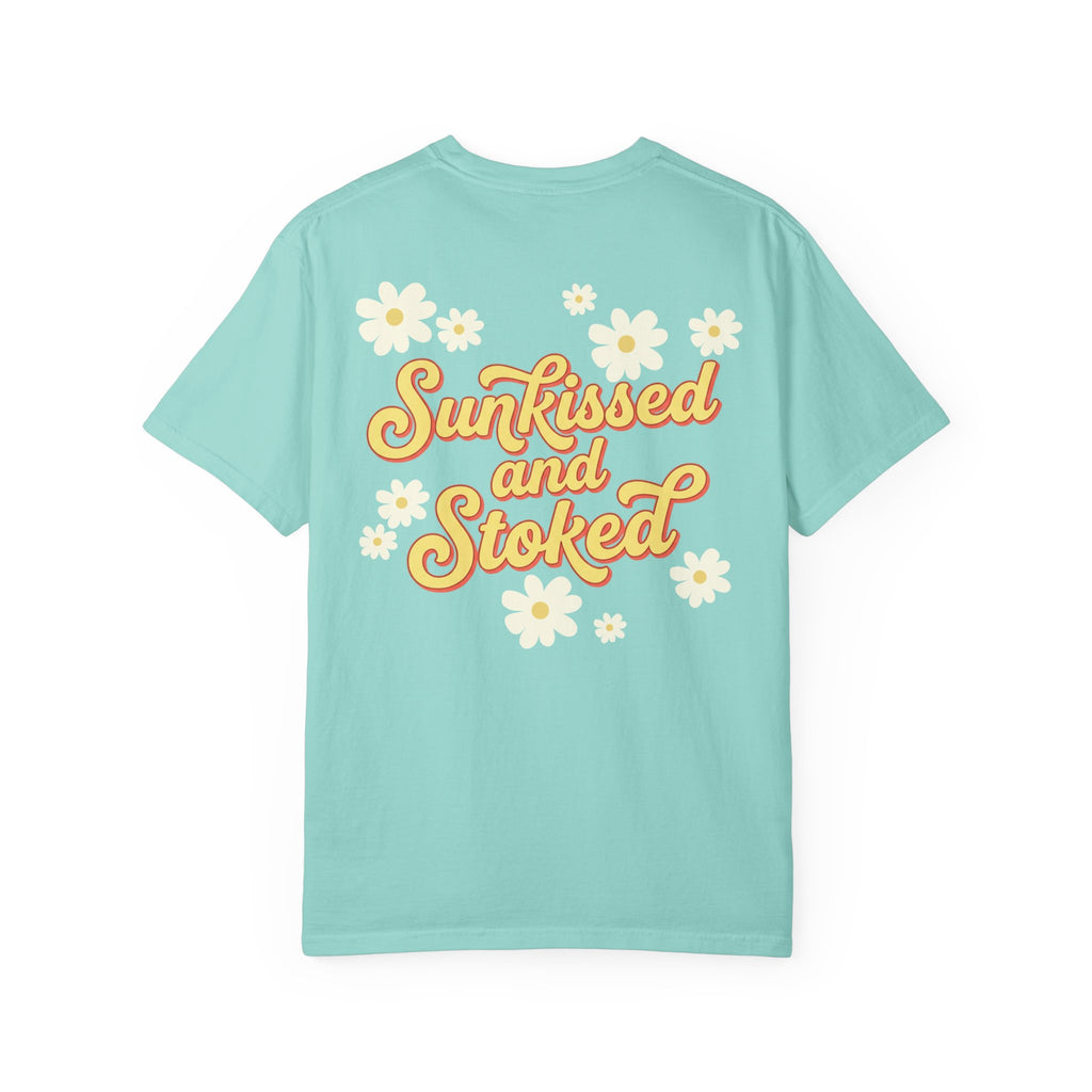Sunkissed and Stoked T-Shirt — Retro Beach Vibes Summer Tee