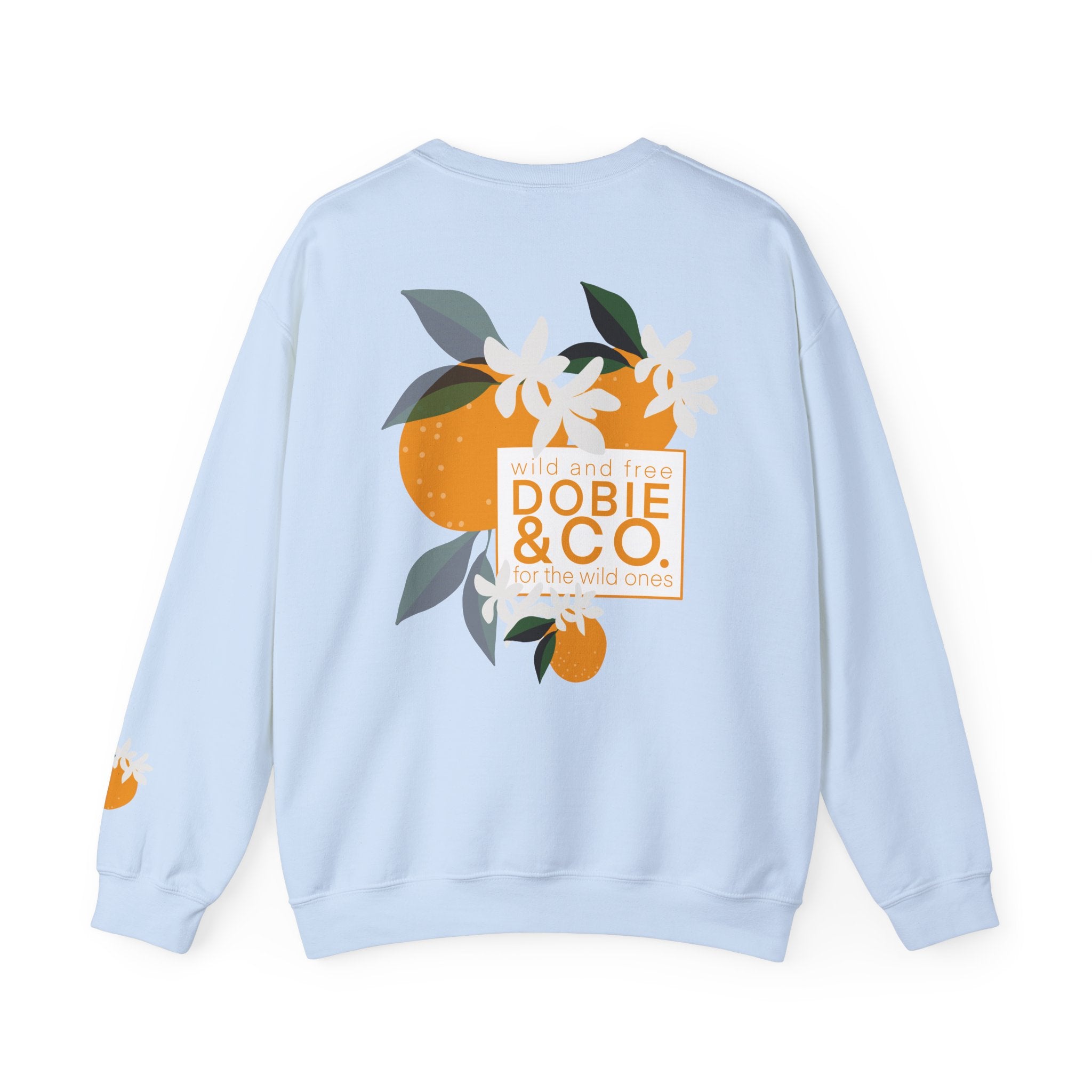 Dobie & Co. Orange Blossom Crewneck Sweatshirt