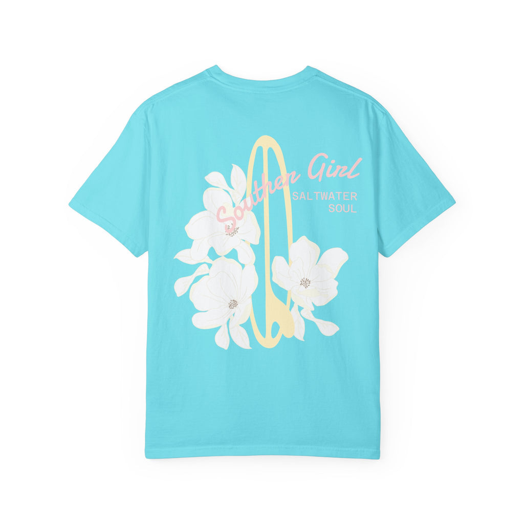 Southern and Saltwater— Southern Coastal Surfboard Graphic Tee