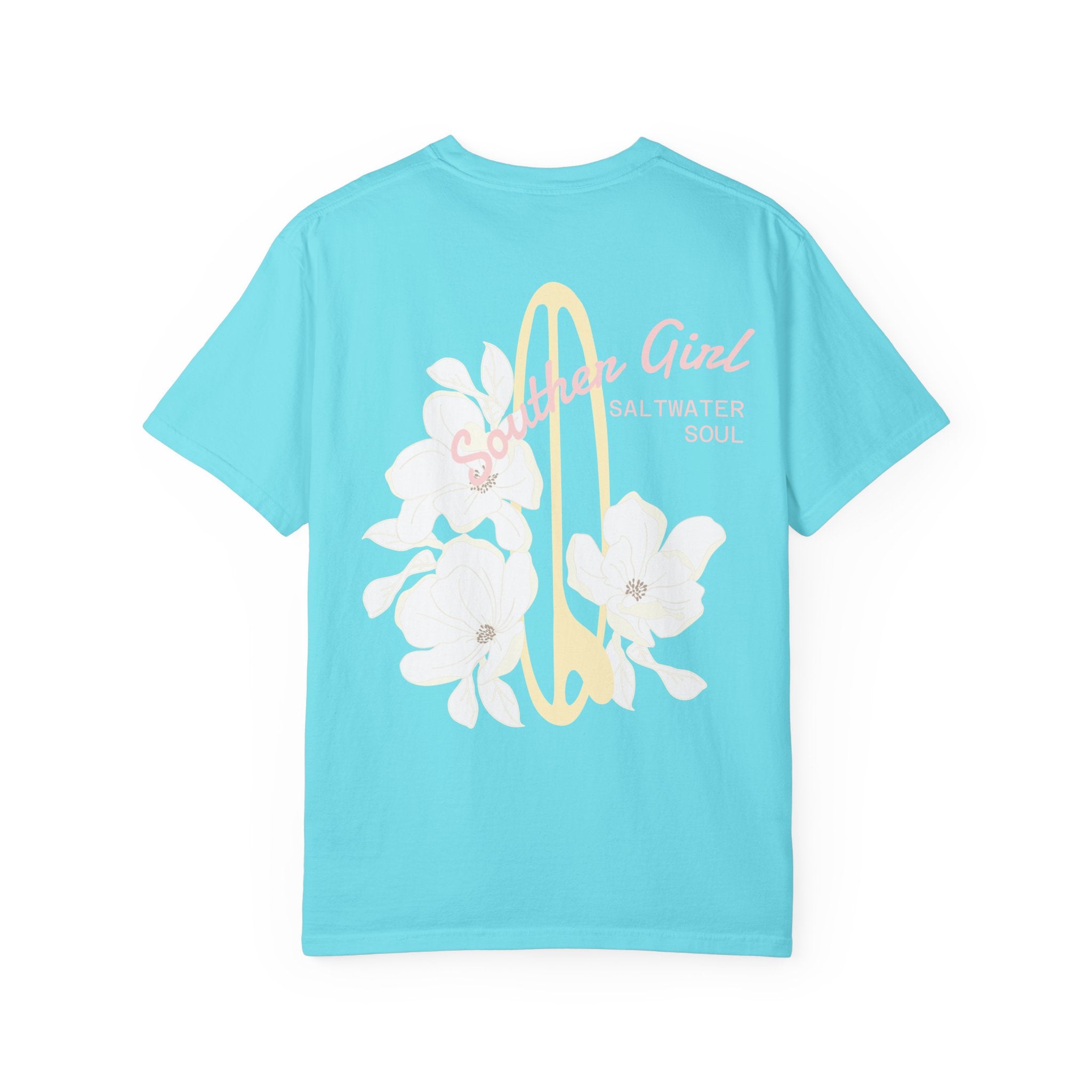 Southern and Saltwater— Southern Coastal Surfboard Graphic Tee