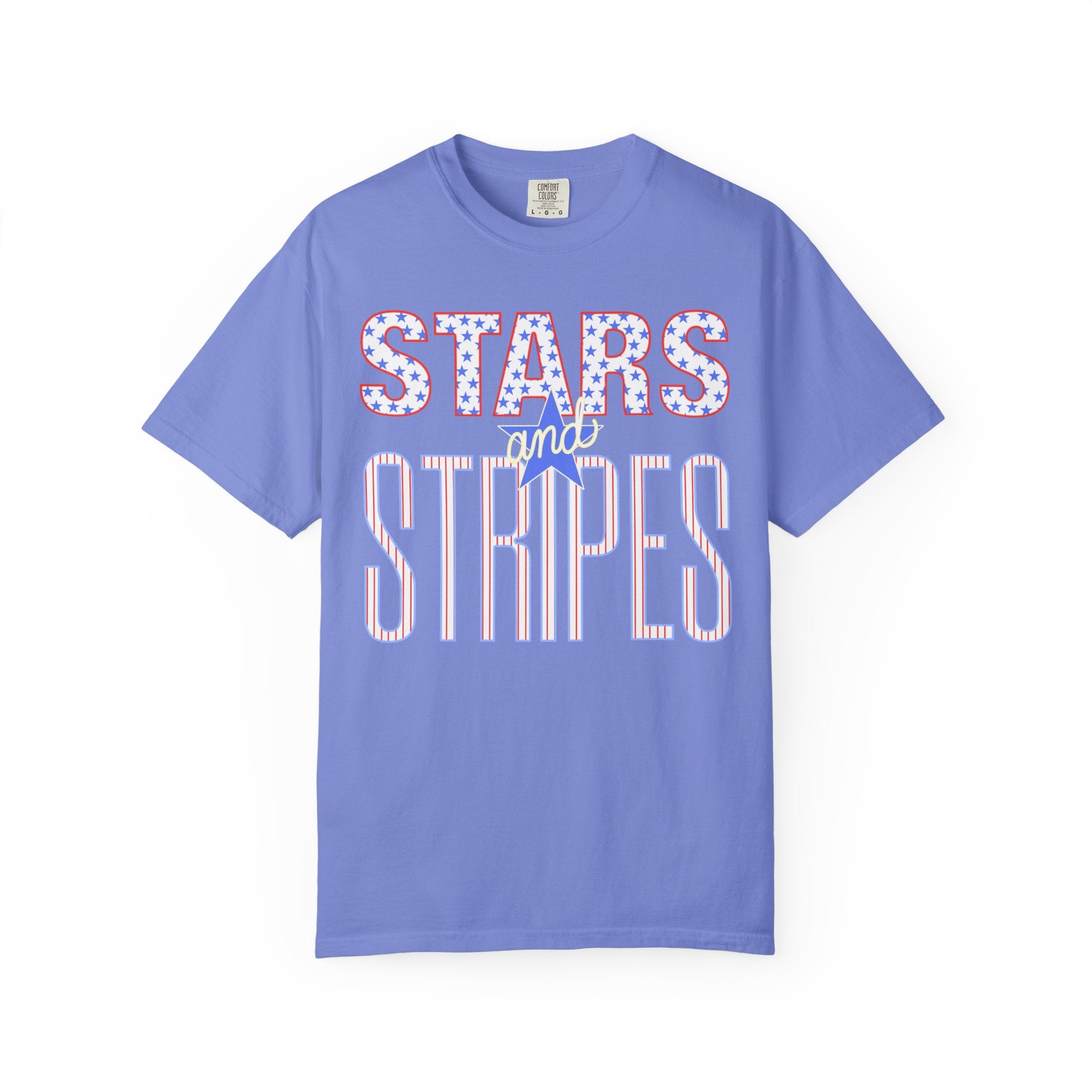 Stars and Stripes T-Shirt — Patriotic 4th of July Tee