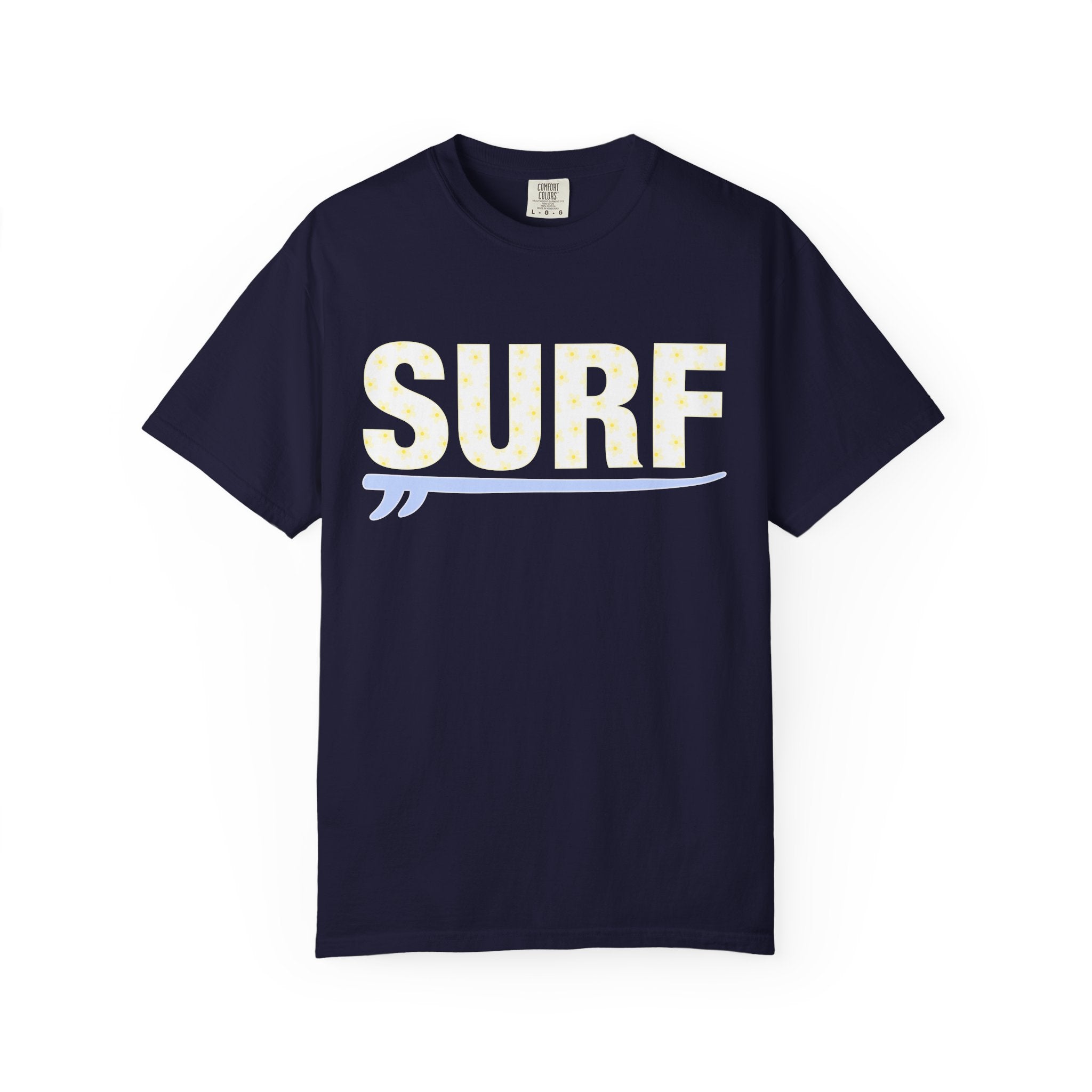 Surf T-Shirt — Retro Pastel 'SURF' Graphic Tee