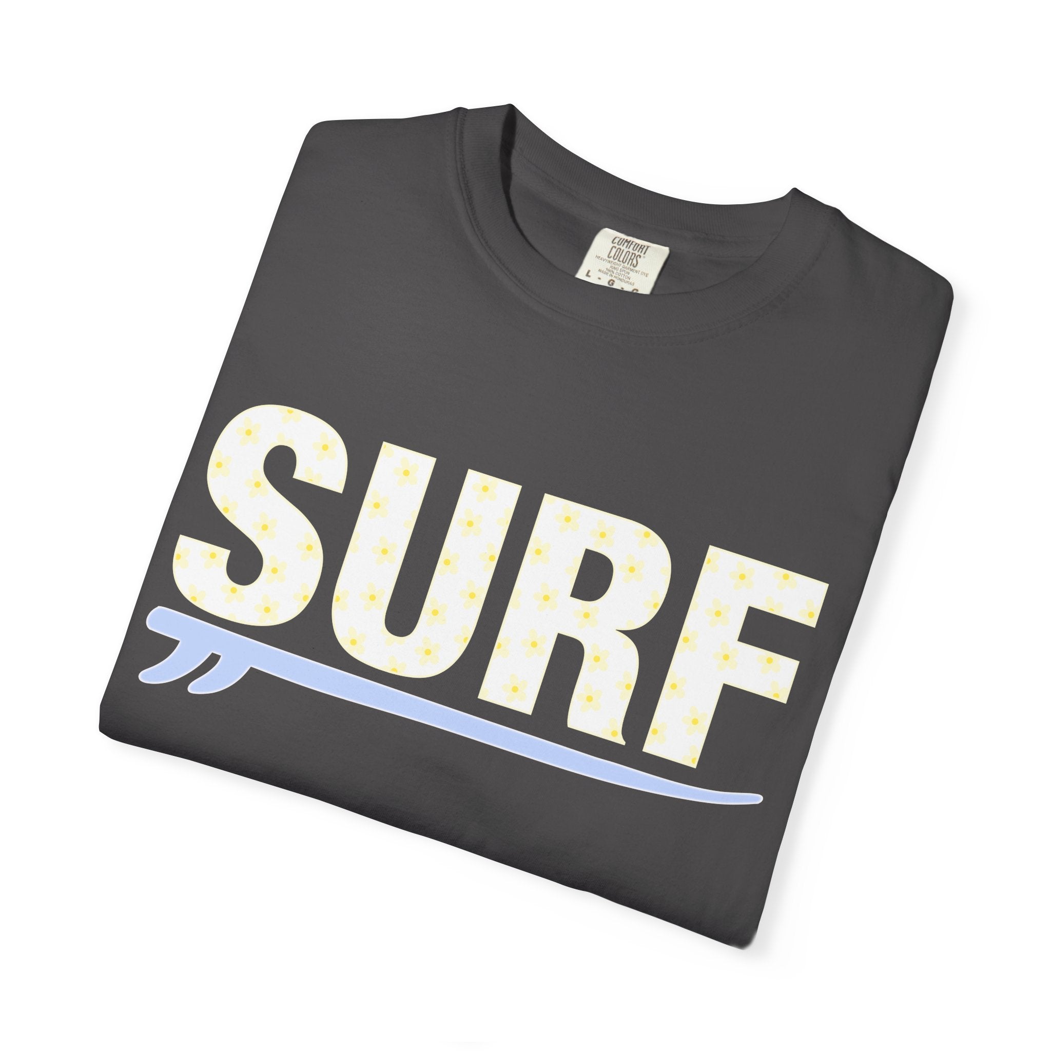 Surf T-Shirt — Retro Pastel 'SURF' Graphic Tee