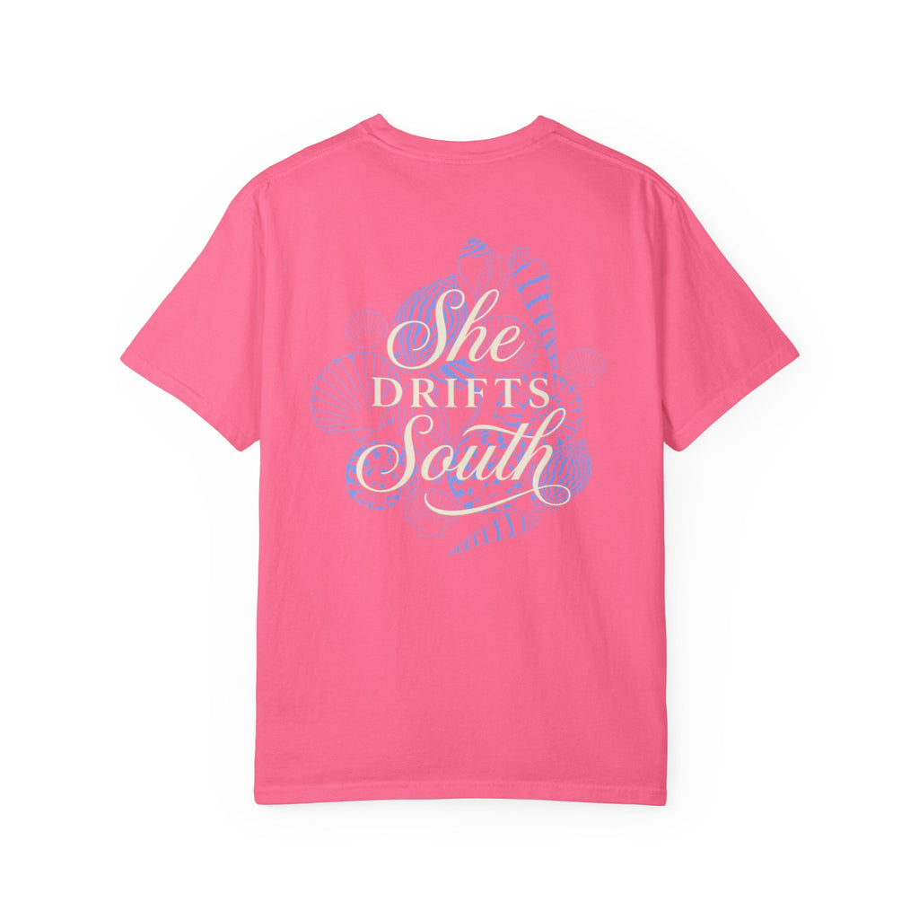 "She Drifts South" Pastel Nautical Tee - T-shirt
