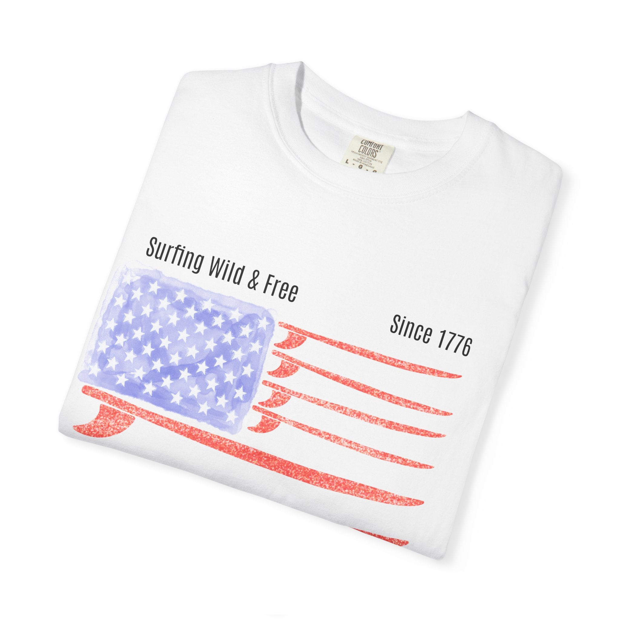 Surfing Wild & Free Since 1776 T-Shirt