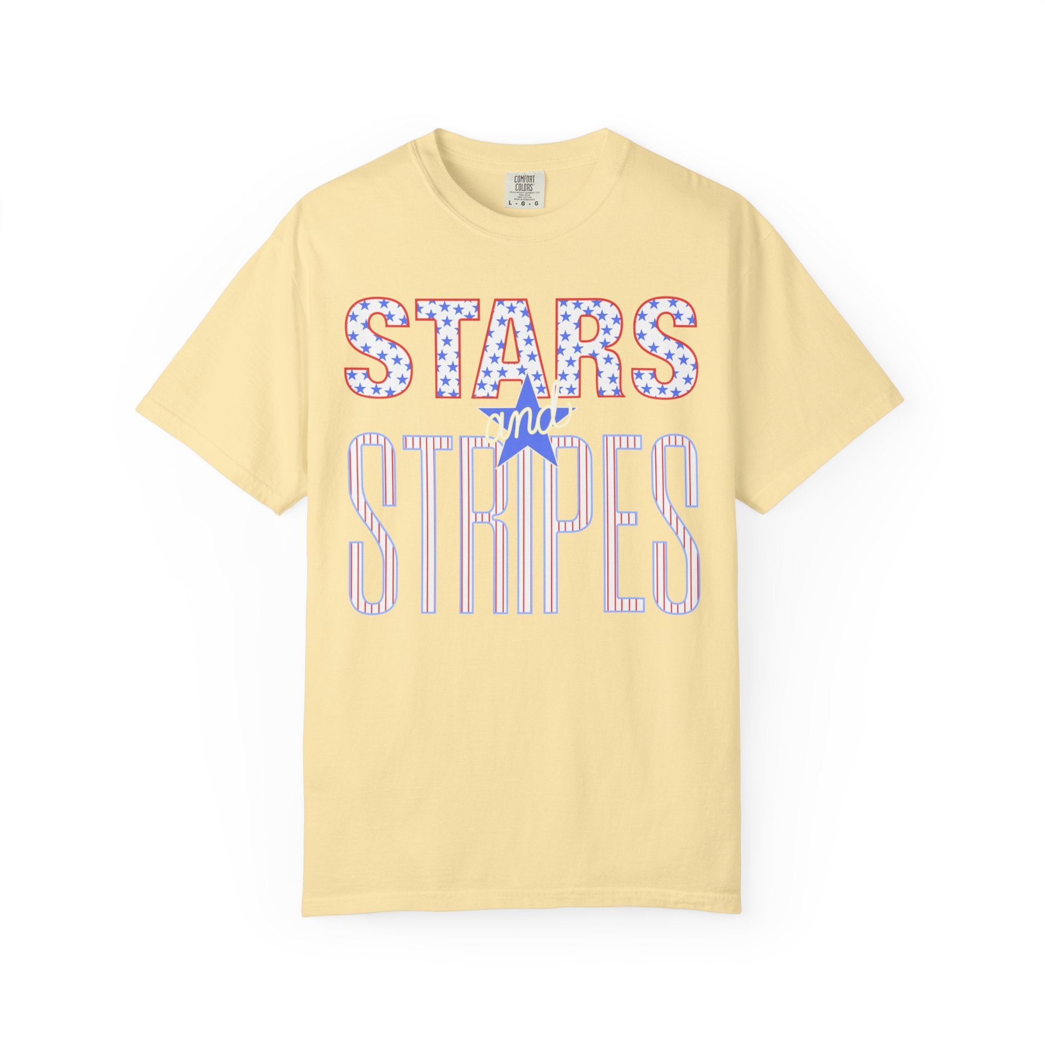 Stars and Stripes T-Shirt — Patriotic 4th of July Tee