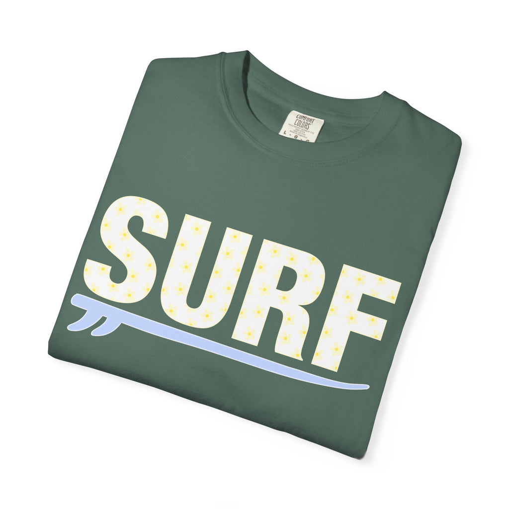 Surf T-Shirt — Retro Pastel 'SURF' Graphic Tee