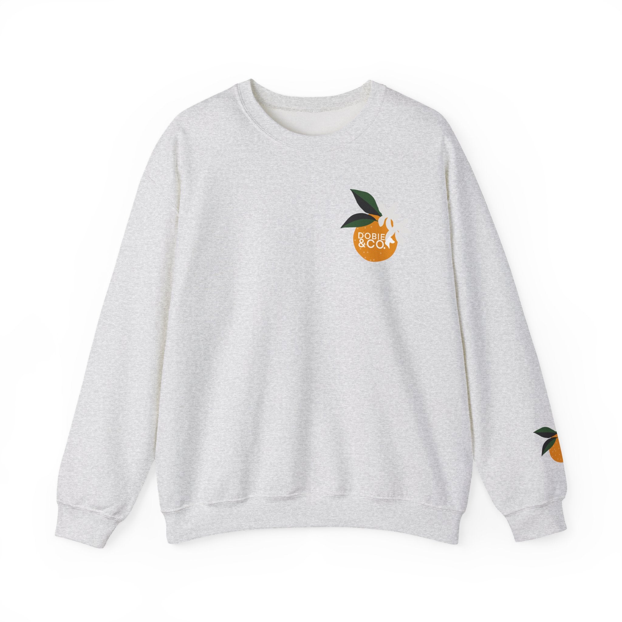Dobie & Co. Orange Blossom Crewneck Sweatshirt
