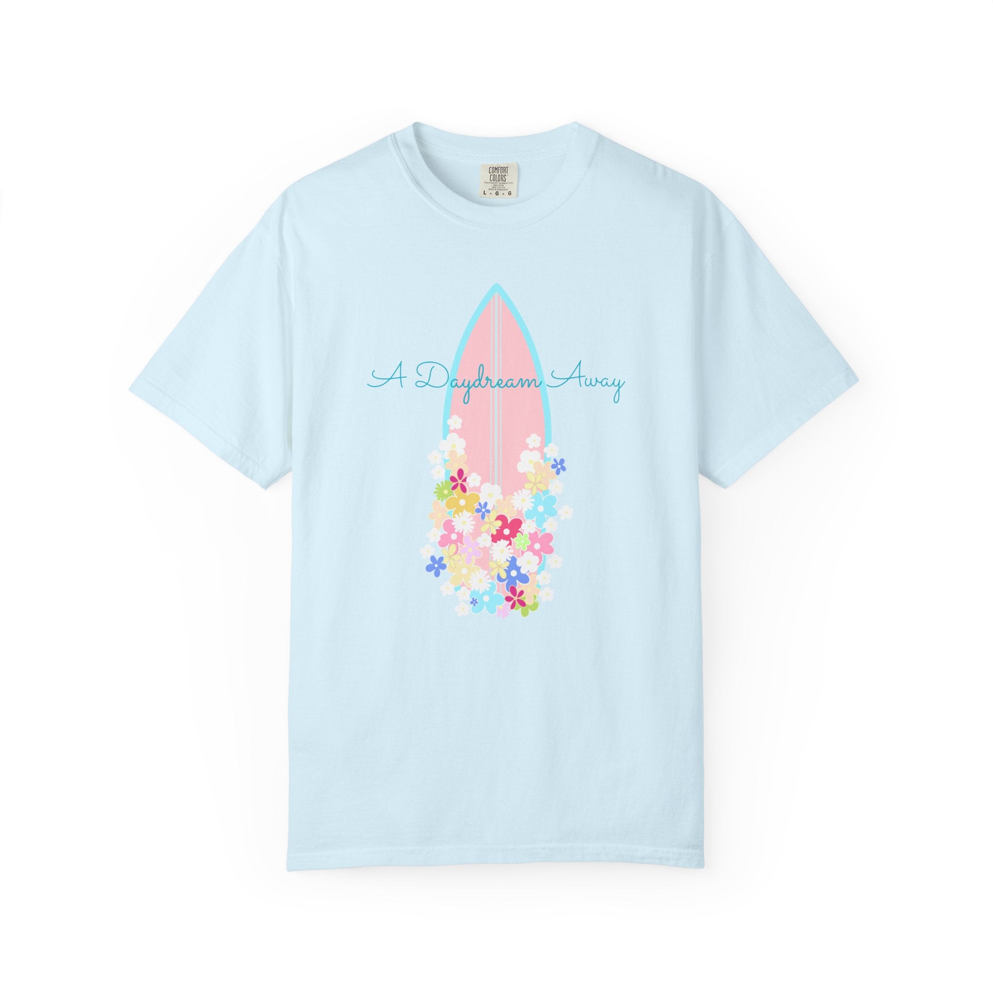 Surfboard Floral T-Shirt — Aloha Beach Vibes