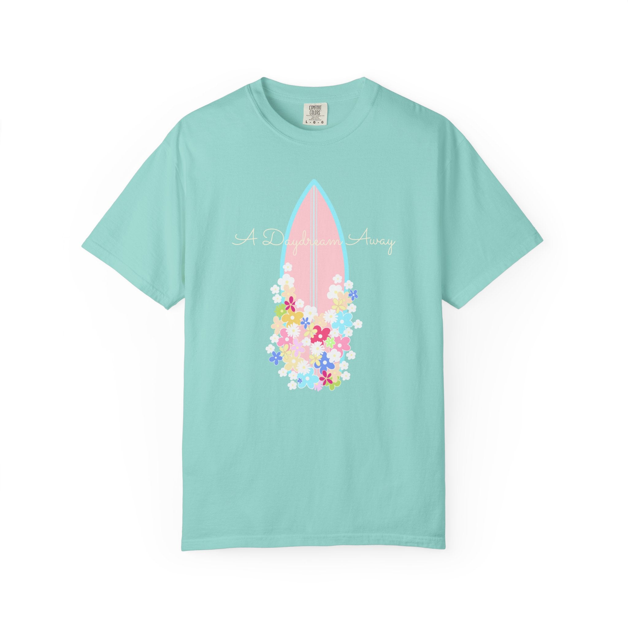 Surfboard Floral T-Shirt — Aloha Beach Vibes