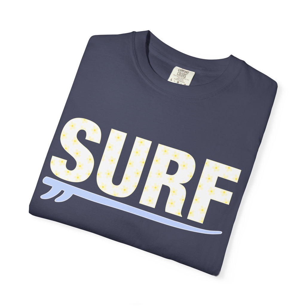 Surf T-Shirt — Retro Pastel 'SURF' Graphic Tee