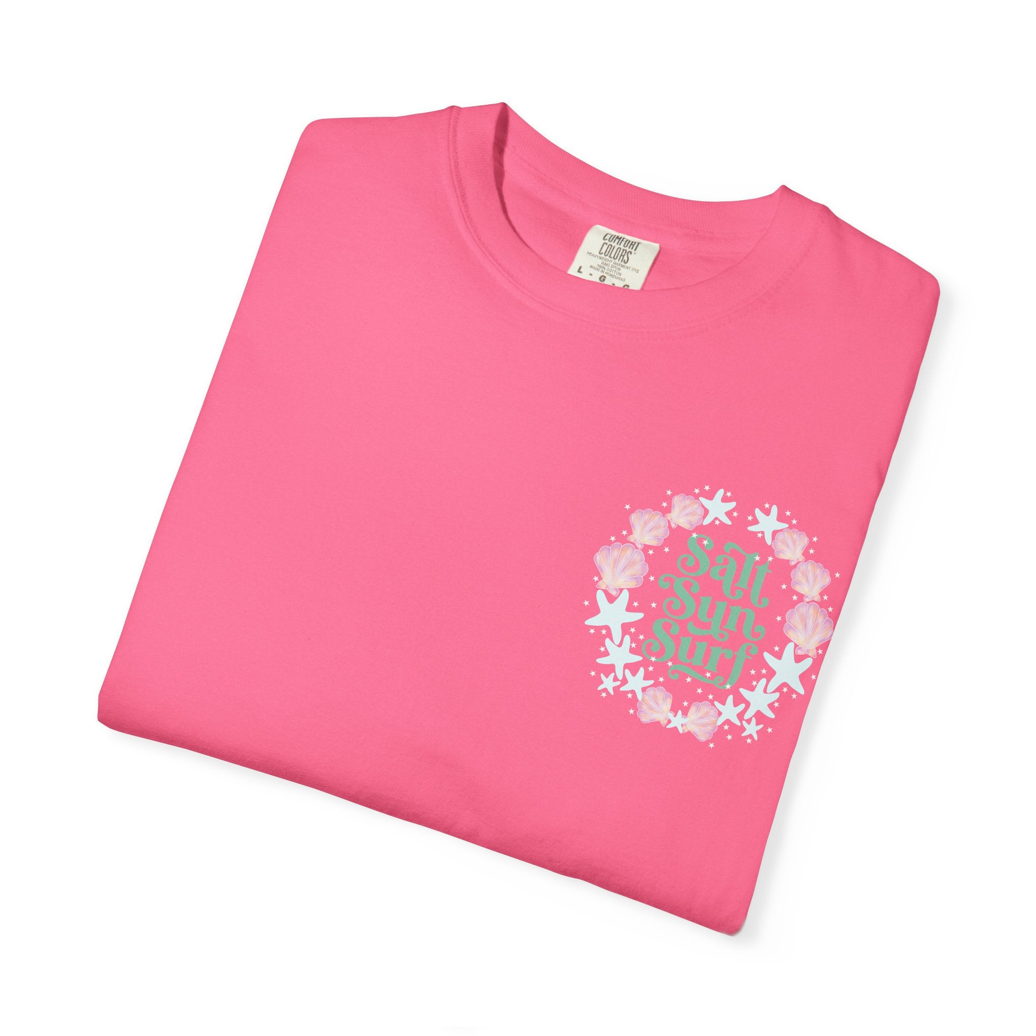 Surf Vibes T-Shirt — "Salt Sun Surf" Retro Beach Graphic Tee